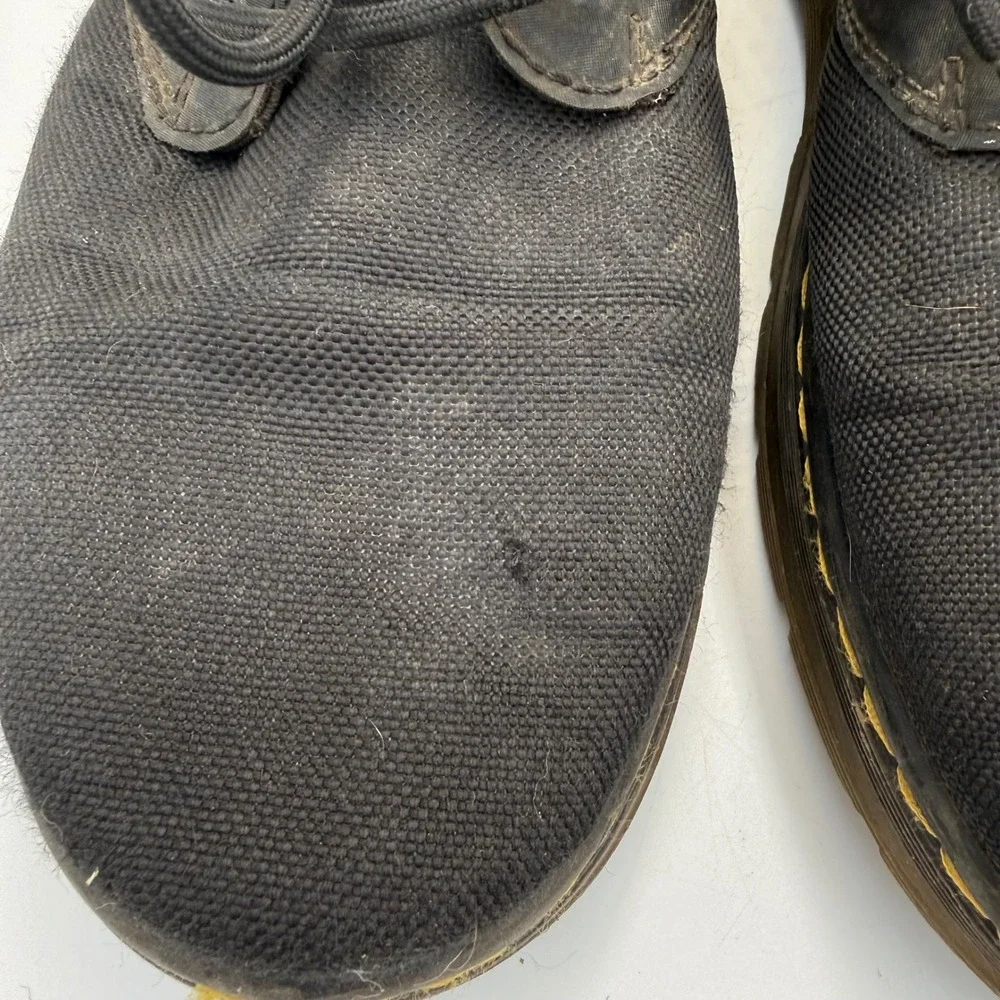 Dr. Martens Bonny Black Extra Tough Nylon Canvas Utility Boots Mens 11 Punk